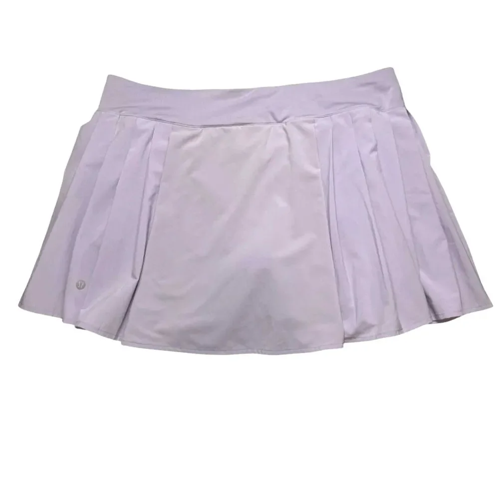 Lululemon Side-Pleat High-Rise Tennis Skirt Lilac Ether